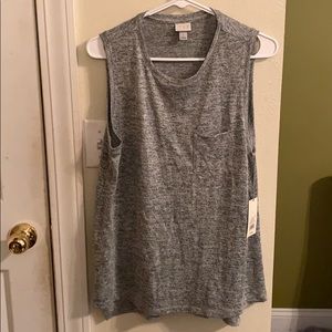 Soft gray tank top